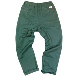Vintage Levi's Men's Dark Green Chinos Y2K Pants Golf Apparel Streetwear